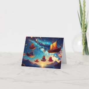 Segeltrafik i himmel kort