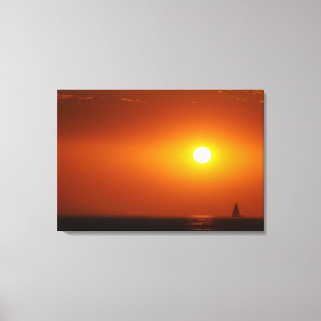 Segelvägen! Canvastryck (Framsida)