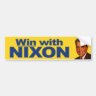 Seger 1960 med den Nixon vintagebildekalet Bildekal