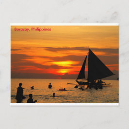 Seger i Boracay Sunset Vykort