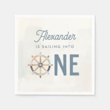 Seger i ett nautiskt första födelsedagsbarn