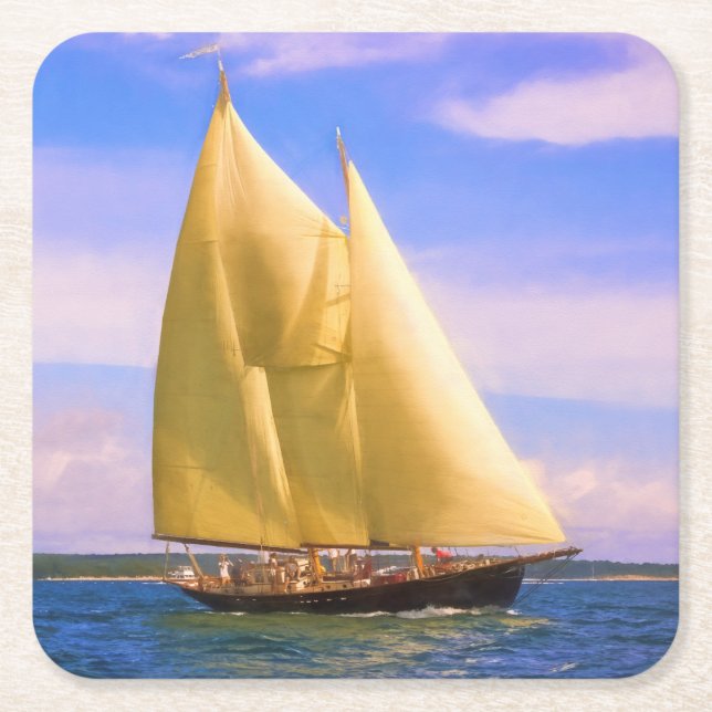 Seger i Ljud Underlägg Papper Kvadrat (Framsidan)