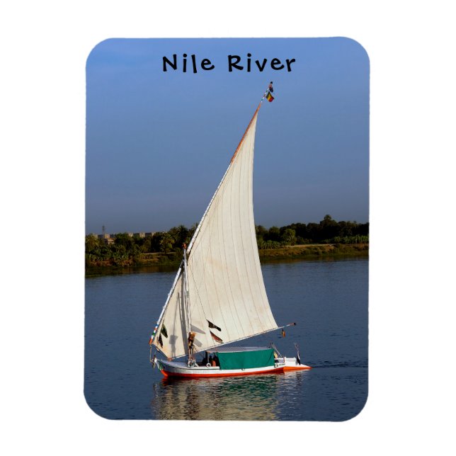 Seger längs floden Nile - Egypten Magnet (Vertikal)