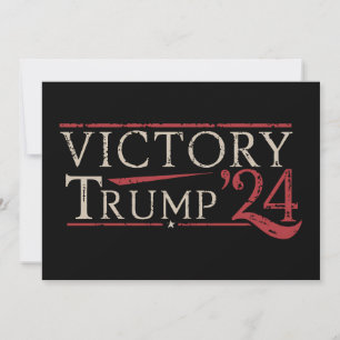 Seger Trump 24 Republikansk President 47 USA Inbjudningar