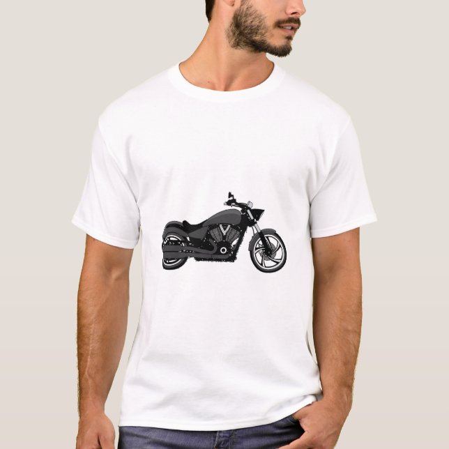 seger Vegas 8-boll bw T Shirt (Framsida)