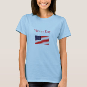 Segerdagen i USA flagga T Shirt