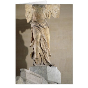 Segern av Samothrace Hälsningskort