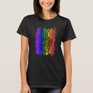 Segertecken fredssymbol Trädknuffare Hippie Goa An T Shirt