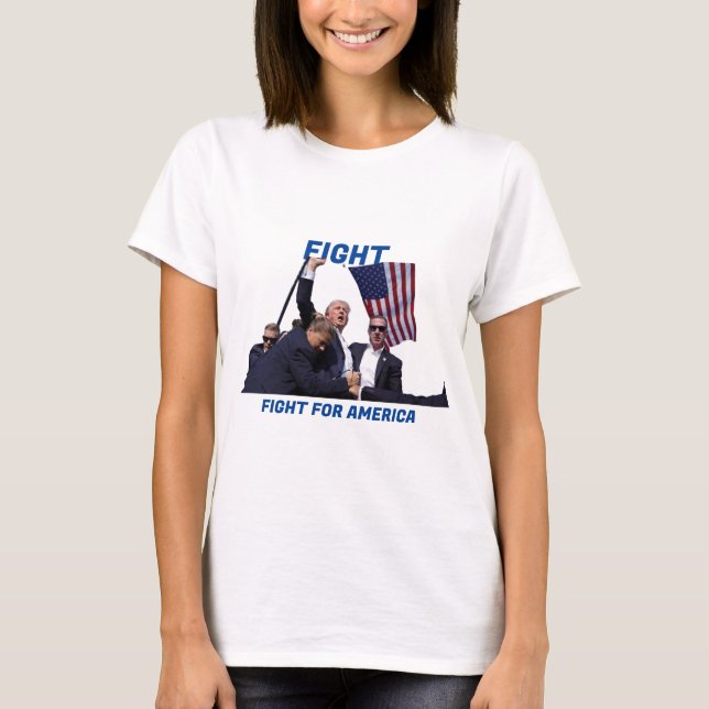 Segervåg: Kamp för Amerika T Shirt (Framsida)