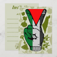 Segervinkel Hand Motstånd Rött Triangel Symbol