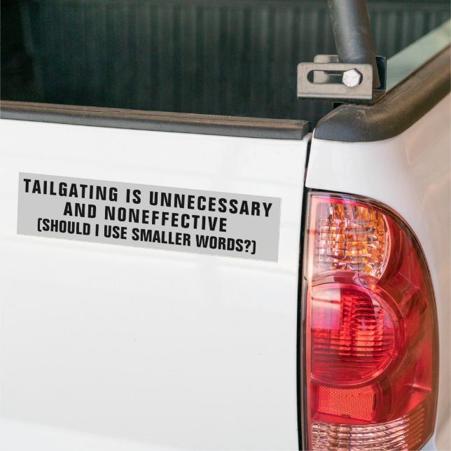 Seggering är inte effektivt och andra stora ord Bu Bildekal (På lastbil)