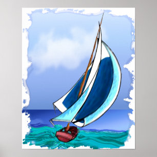 Segla bort poster