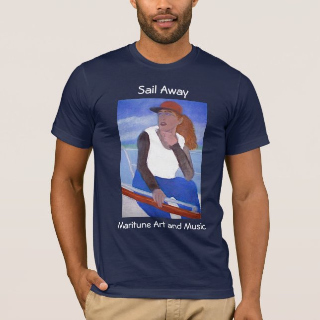 Segla bort tee (Framsida)