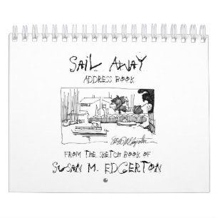 Segla den Away adressboken Kalender