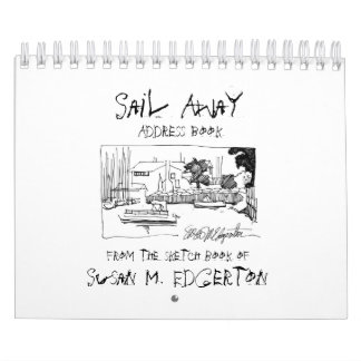 Segla den Away adressboken Kalender