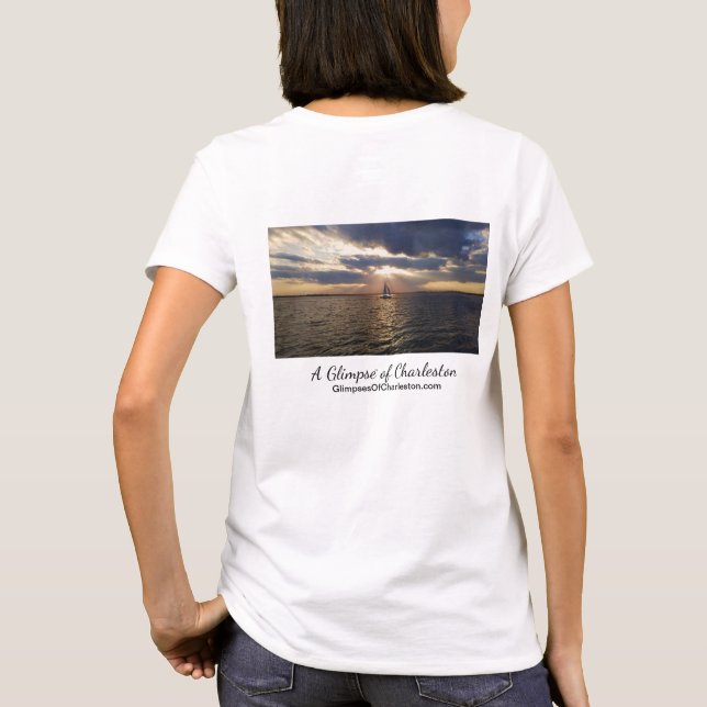 Segla den Charleston T-tröja T-shirt (Baksida)