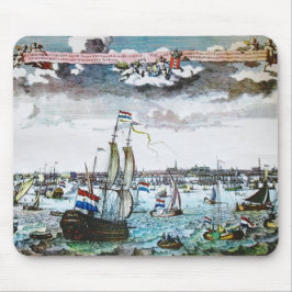 Segla den gammala Amsterdam bilden Mousepad Musmatta