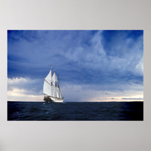 Segla frakten på Östersjön Poster