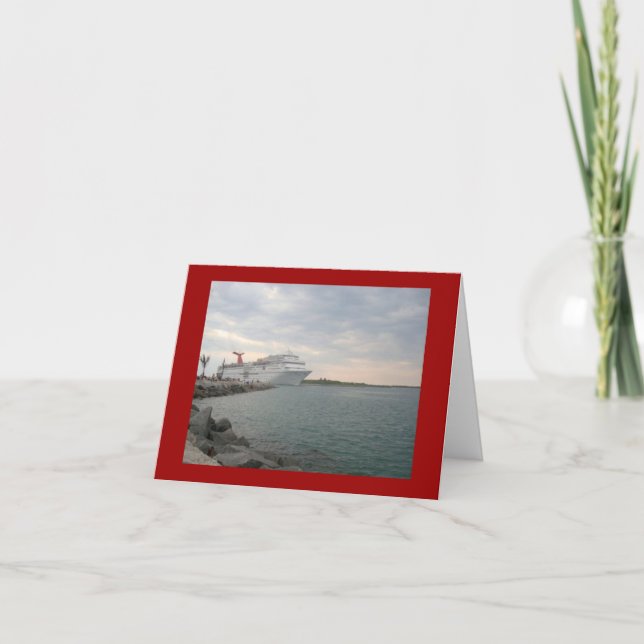 Segla från port Canaveral Kort (Framsida)