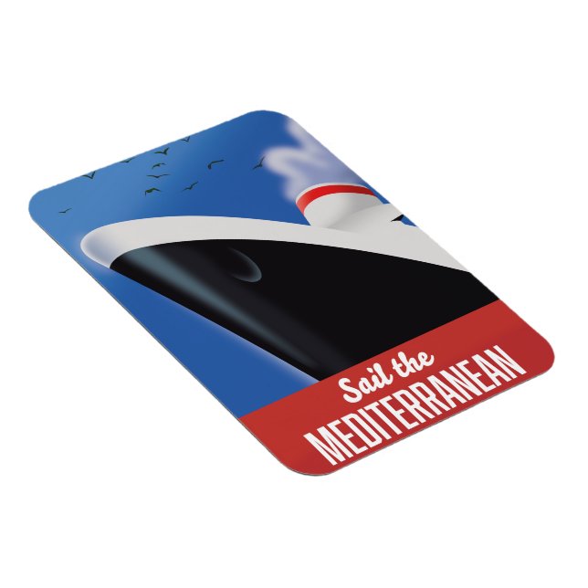 Segla i Medelhavet Magnet (Högersidan)
