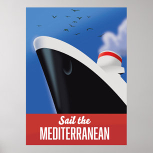Segla i Medelhavet Poster
