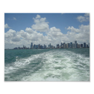 Segla i väg från Miami Fototryck