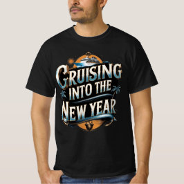 Segla in det nya året Kryssningsfartyg T Shirt