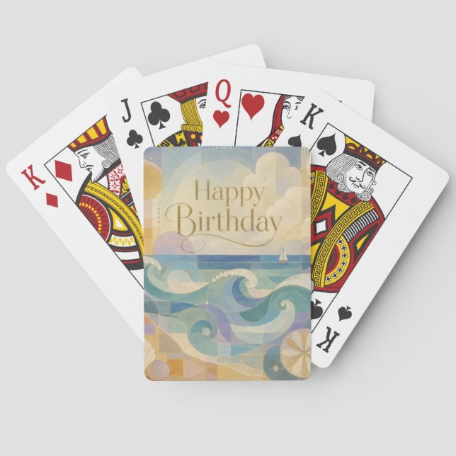 Segla in i ett nytt år casinokort (Baksidan)