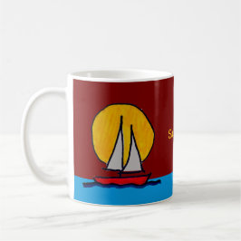 Segla iväg! kaffemugg