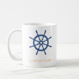 Segla iväg Nautilus Beach Personlig Fartyg Ratt Kaffemugg