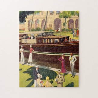 Segla motoriska den nautiska pussel