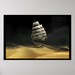 Segla öknen poster