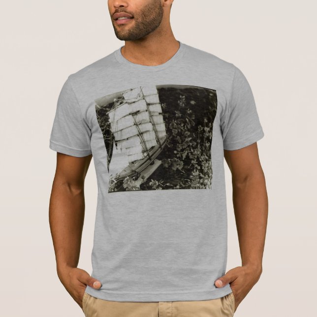 Segla till och med ogräsen t-shirt (Framsida)