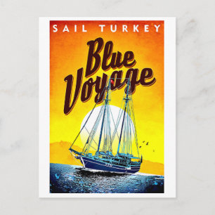 Segla Turkiet, turistskepp, Medelhavet Vykort