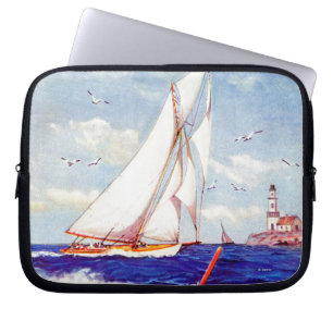 Segla vid fyren av Albert B. Markera Laptop Fodral