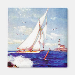 Segla vid fyren av Albert B. Markera Magnet