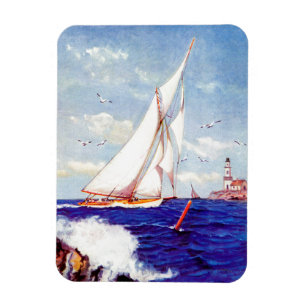 Segla vid fyren av Albert B. Markera Magnet