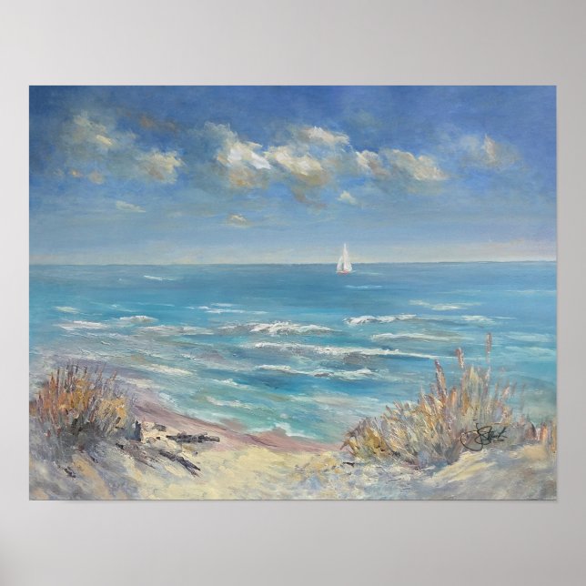 Segla vidare 14,14" x 18" poster (Framsidan)