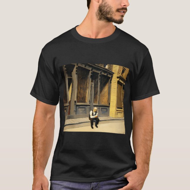 Seglande Edward Hopper T Shirt (Framsida)