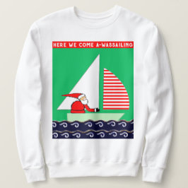 Seglande jul lång ärmad tröja