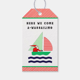 Seglande jul presentetikett