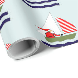 Seglande julpresenter presentpapper