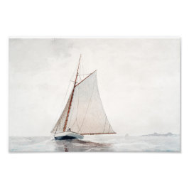 Seglar bort från Gloucester | Winslow Homer Fototryck