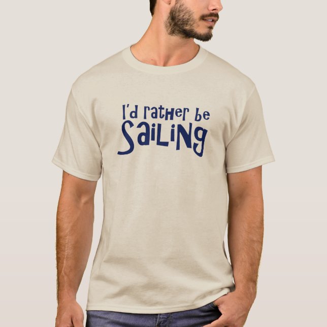 Seglar ganska tee (Framsida)
