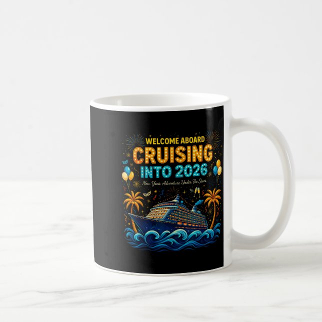 Seglar in i 2026 Trocal Nyårsfirande  Kaffemugg (Höger)