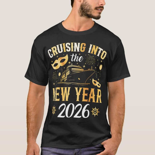 Seglar in i det nya året 2026 Män T Shirt (Framsida)