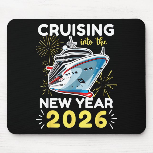 Seglar in i det nya året 2026  musmatta (Framsidan)