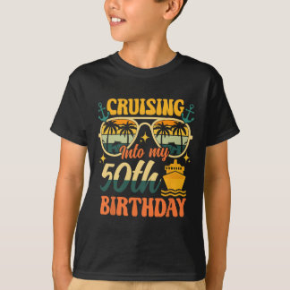 Seglar in i min 50-årsdag 50 år gammal kryssning t shirt