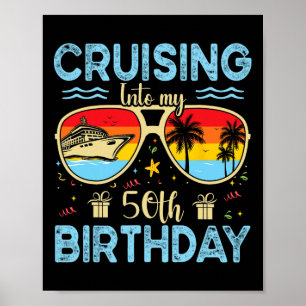 Seglar in i min 50-årsdag - 50-årsdagskryssning poster