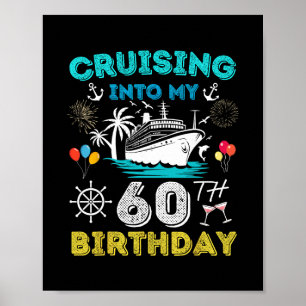 Seglar in i min 60-årsdagskryssning 60 år gammal poster